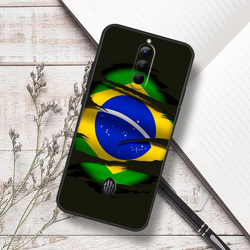 

Brazil Brazilian Flag Case For ZTE Nubia Red Magic 7S 6S 7 Pro RedMagic 10 Air 8S 9S 10S 8 9 10 11 Pro Plus Funda Red Magic 9S Pro