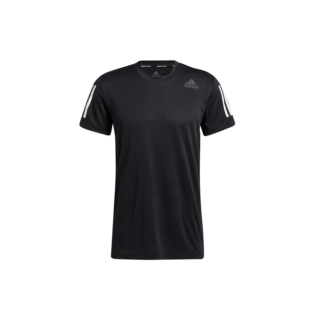 adidas H.rdy Warri Tee Contrasting Colors Breathable Sports Short Sleeve Black Men s GT8259 M