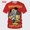 Summer Fashion Cartoon Character 3D Printing Men's Short-sleeved T-shirt Hip-hop Unisex Casual Round Neck T-shirt Top Streetwear