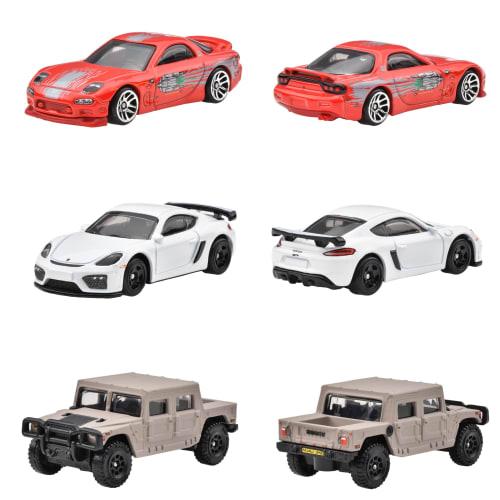 Hot Wheels Fast & Furious 10 Car Pack, Vehicle Toy, Mini Cars, Ages 3 and Up, Multi, HVX27