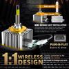360 D3S D1S LED Car Headlight Xenon Bulb HID 1:1 D2S D4S Canbus D1R D2R D3R D4R LED Turbo Car Lamp Motorcycle Lights Plug&Play