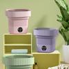 Folding Type Washing Machine Compact Size Low Noise Energy-saving Socks Baby Clothes Mini Washer Bathroom Supplies