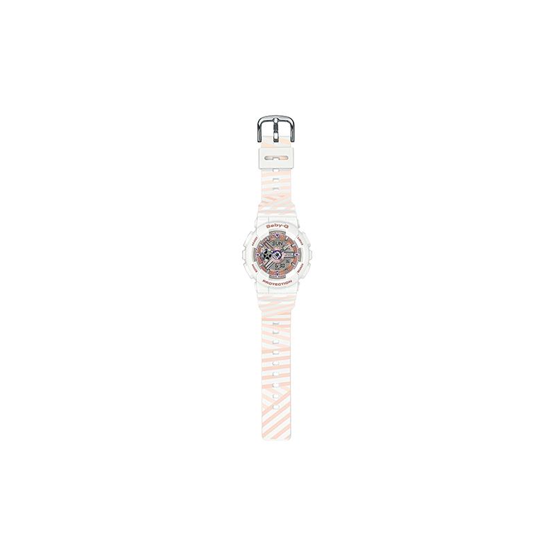 Casio BABY-G Chance theme classic fashion trend waterproof sports watch quartz movement resin strap Japanese and Korean watch women's BA-110CH-7A