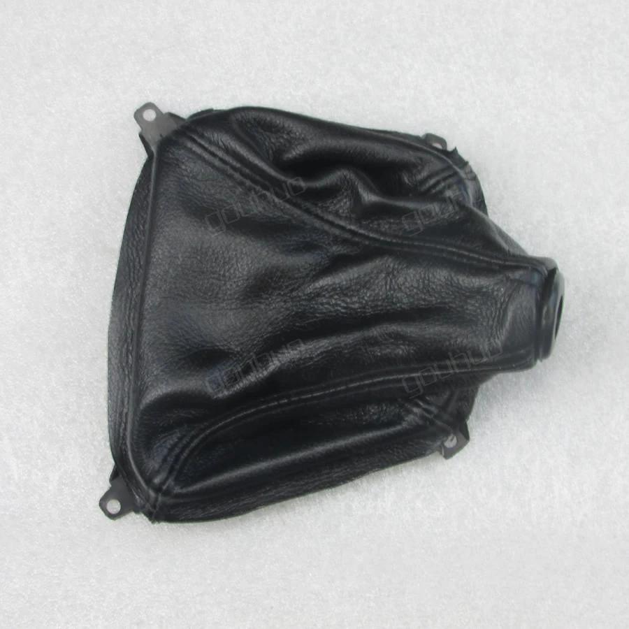 For Hyundai Tucson  Gear Shift Stick Gear Shifter Collars Dust-proof Cover Gearstick Gaiter Boot PU Cowhide
