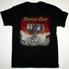 Status Quo European Tour Shirt Classic Black Unisex S-2345XL 1A0044 Unisex T-Shirt