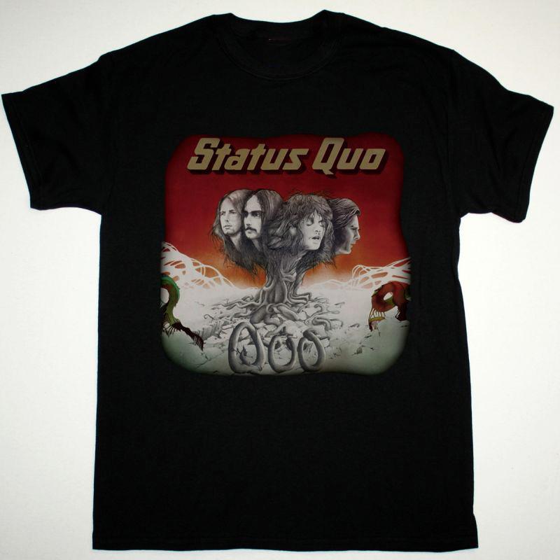 

Status Quo European Tour Shirt Classic Black Unisex S-2345XL 1A0044 Unisex T-Shirt XXXL