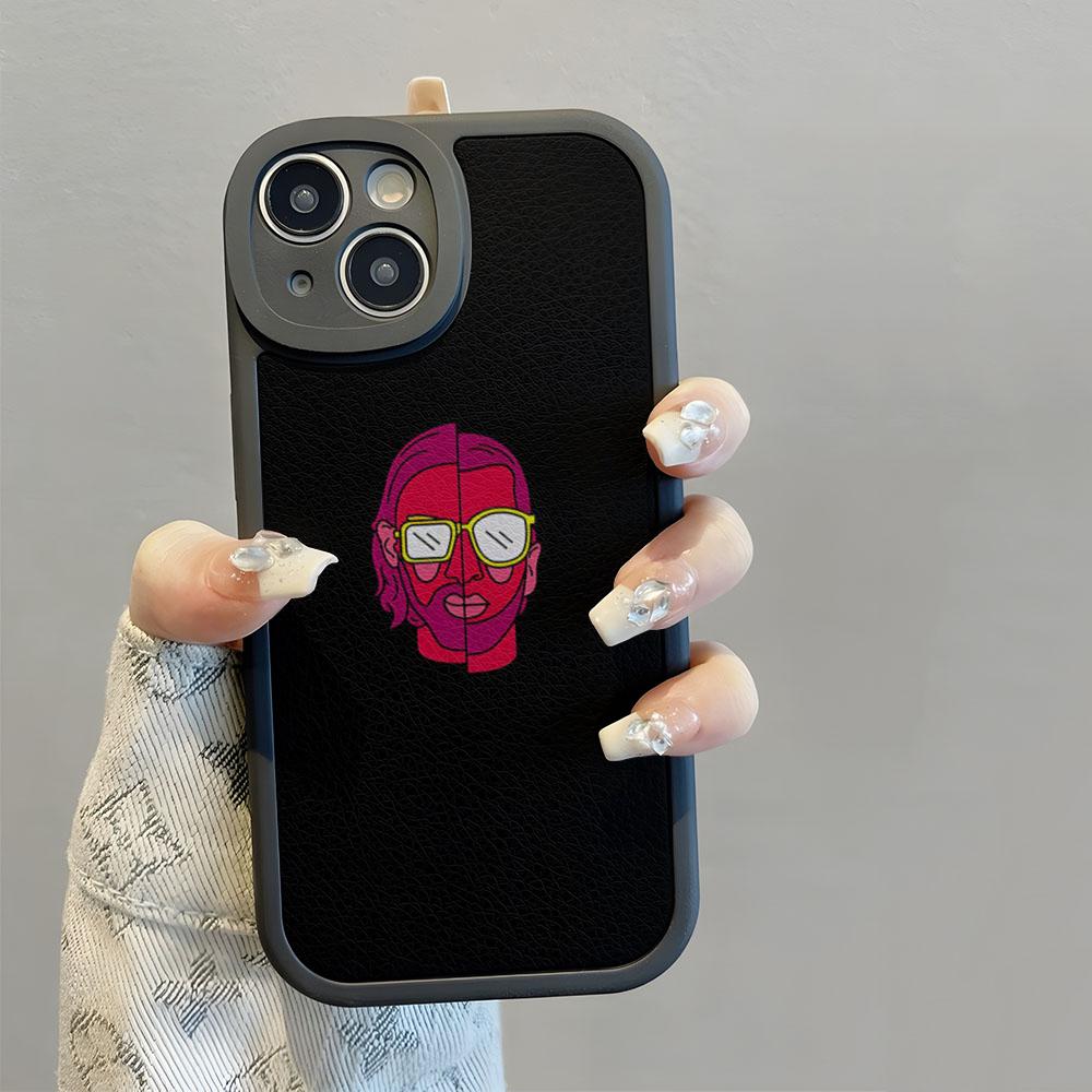 

PNL QLF Rapper Singer Phone Case For IPhone 16 14 13 11 12 Pro Max Mini X XR XS 8 Plus Diy Customization Mini Lambskin Silicone iPhone15 Pro