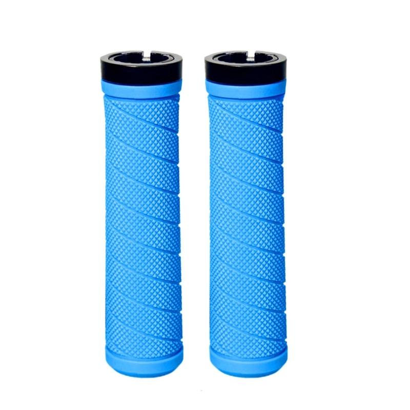 Manopole per Bicicletta Ergonomiche Antiscivolo Manopole Manubrio Meccanismo di Bloccaggio Manubri Manopole Manubrio Traspiranti per Bici da 22,2 mm
