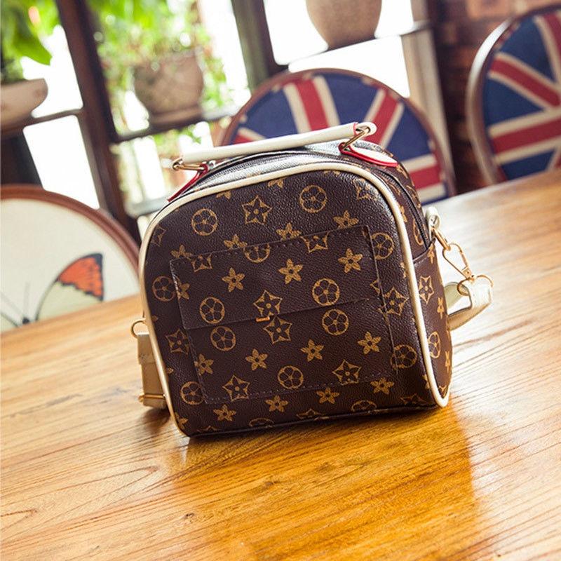 Fashionable Retro Pu Leather Shoulder Bag With Elegant Lock Design For Women