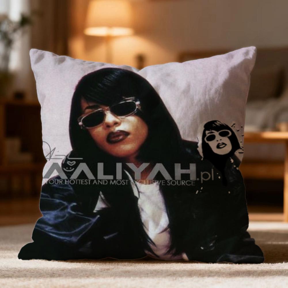 Popular AAaliyahied Cushion Cover Soft Washable Pillow Case Multi-Scene for Couch Bed Travel Office Use