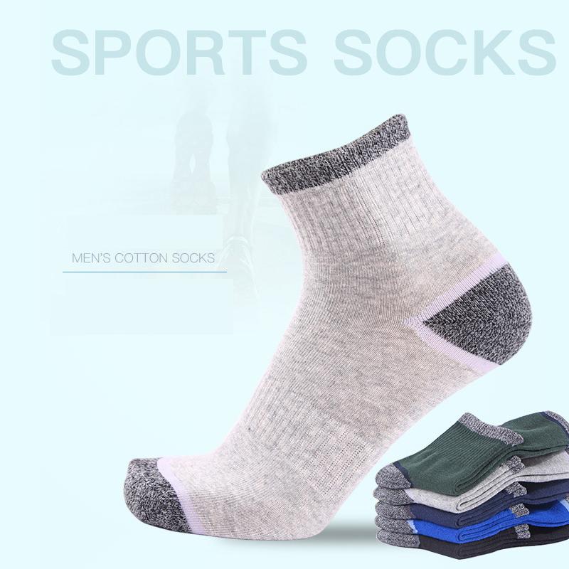Chaussettes de sport en coton à séchage rapide pour hommes, 5 paires, chaussettes de sport, respirantes, thermiques, de Trekking, nouvelle collection automne hiver, EU38-45