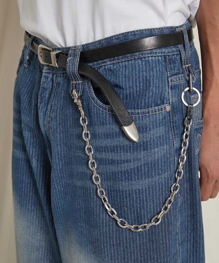 WAIKEI Corduroy Denim Pants Deep Blue