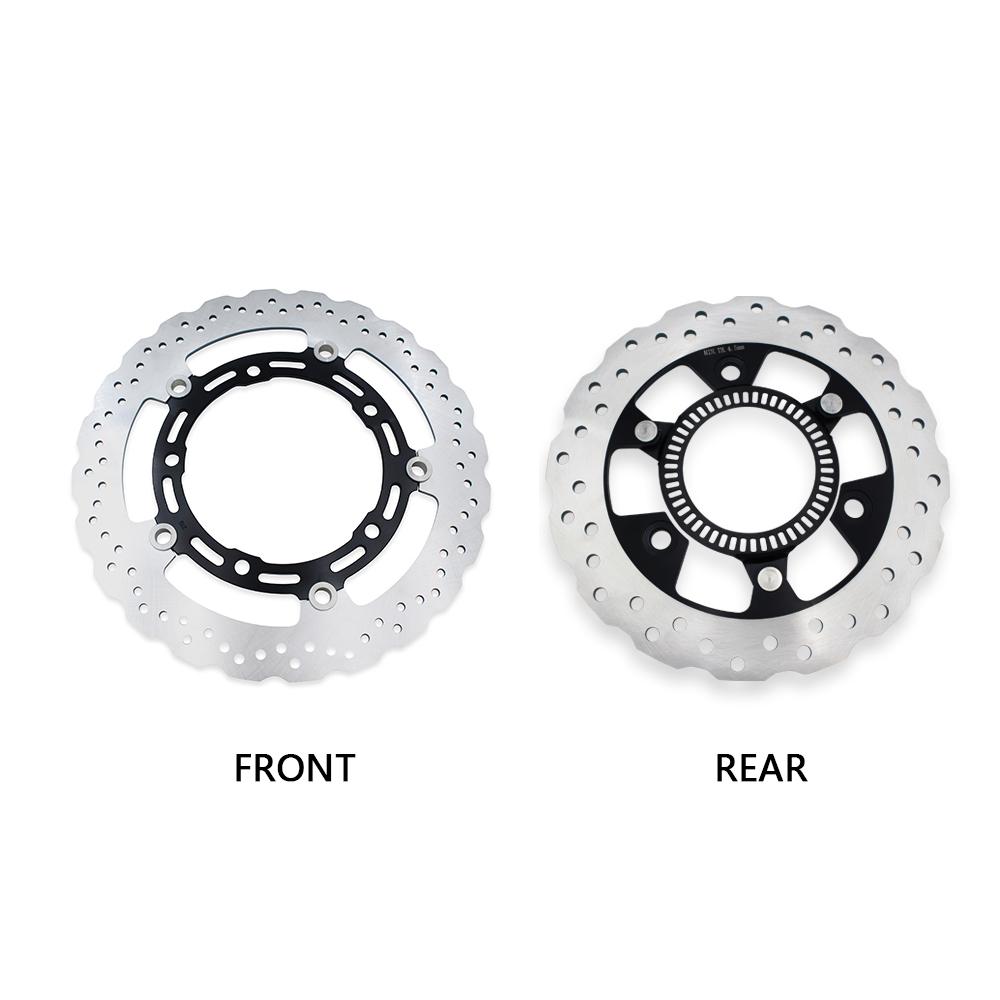 Motorcycle Front Rear Brake Disc Rotor 220mm For Kawasaki Ninja 400 EX 400 ABS 2017 2021 Z400 EX400 ABS KRT 2018 2019 2020