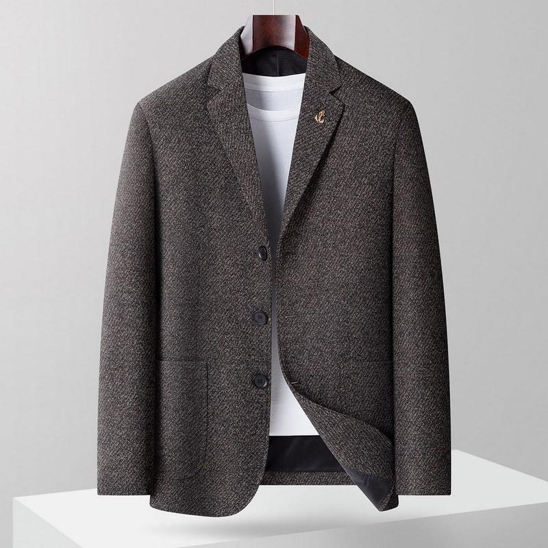 Mens Oversized Slim Fit Solid Color Casual Blazer Lightweight Business Suit Jacket 2025