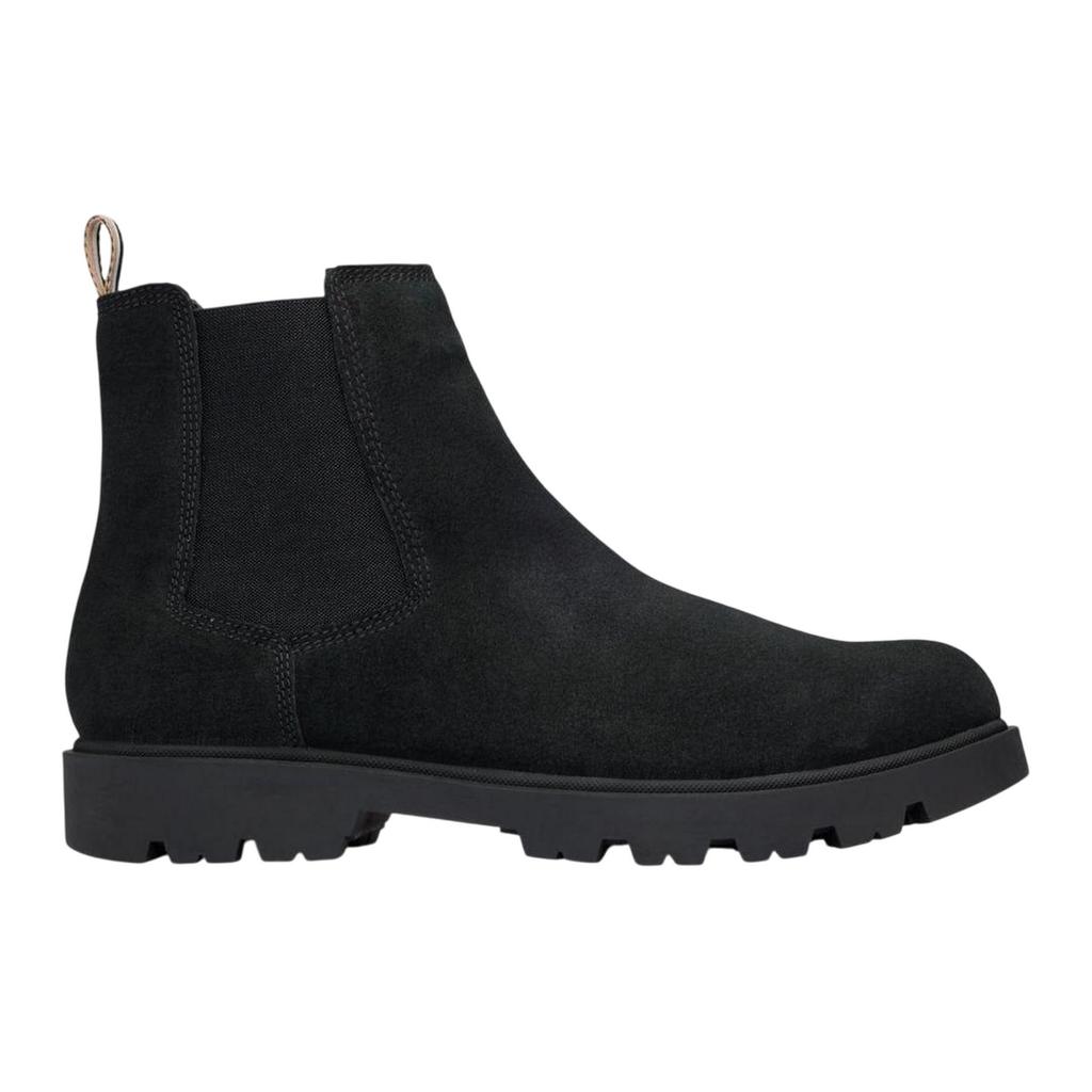 BOSS Herren Chelsea Boots aus Wildleder mit charakteristischem Streifenband