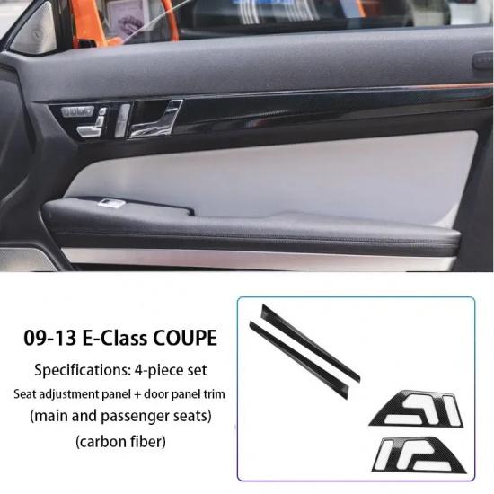 Kohlefaser Mittelkonsole Schalthebel Panel Abdeckung Für Mercedes Benz E-Klasse W212 W207 Coupe E260 E350 Armlehnenbox Dekoration