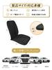 Kingphenix Back Support Cushion Set Car Seat Cushion Back Cushion Memory and Reduces Fatigue Even When Sitting for Long Periods Black + Foam,