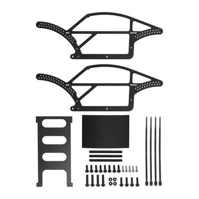 118 Carbon Fiber Frame Black Flexibility Carbon Fiber Chassis Kit For TRX4M Defender Bronco 118