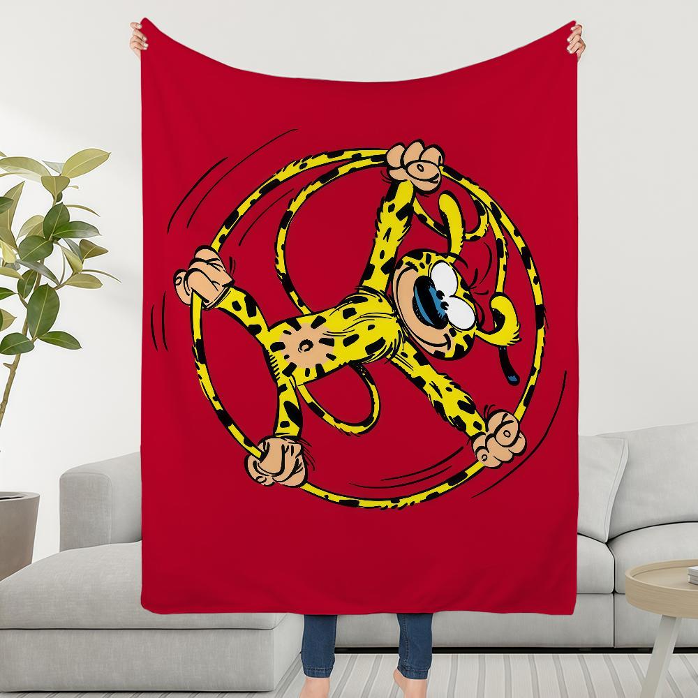 Lustige Niedliche M-Marsupilami Cartoon Decke Weich Warm Flauschige Überwurf Super Kinderspielzeug Bett Sofa Auto Kinderbett