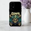 Hard-rock S-Sum 41 Band Phone Case For Samsung Galaxy A73,A72,A71,A70,A53,A52,A51,Soft Silicone Black Cover