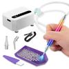 Rhinestones Vacuum Brush Portable USB-C Charging 3 Suction Levels Drill Disk Brush Wax-Free