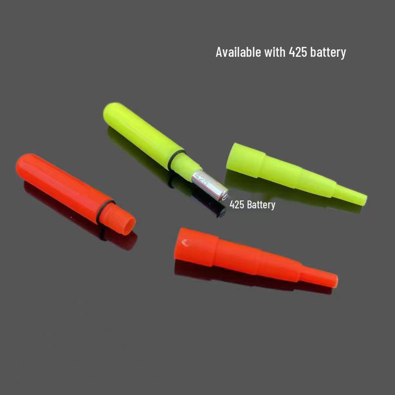 Electronic Luminous Fishing Bobber with Glow Stick for Night Fishing