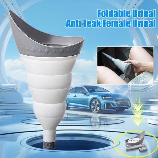 Foldable Female Urinal Device Outdoor Travel Camping Hiking Emergency Pee Conch