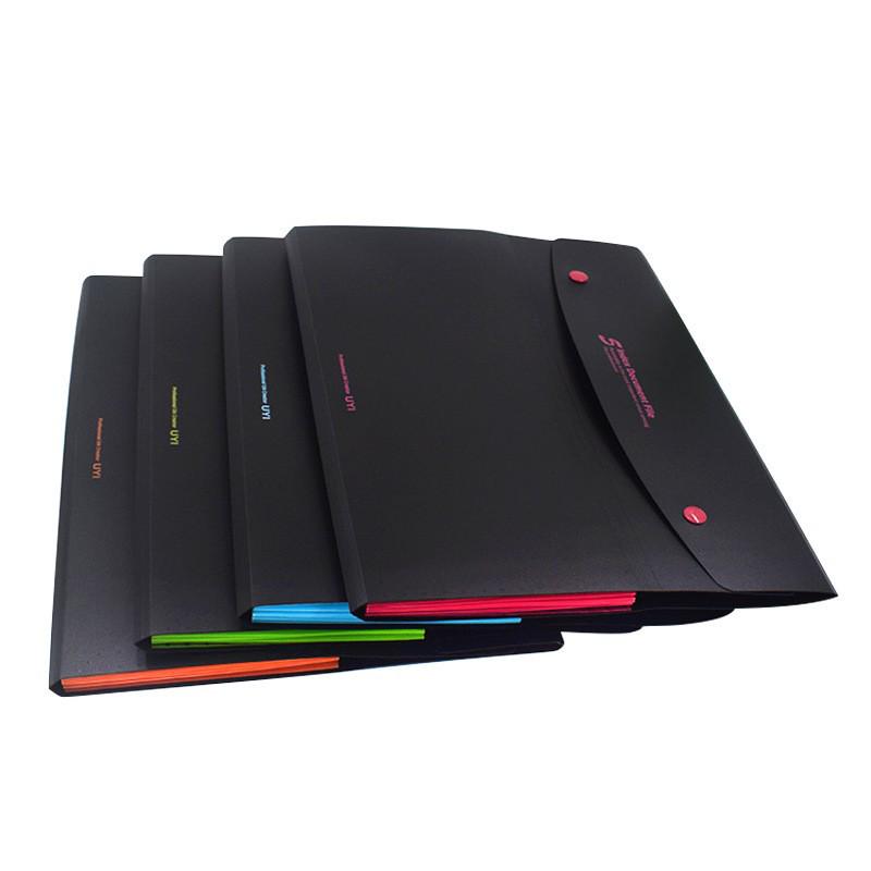 Großkapazitäts-Dokumentenordner mit 5 Fächern & Beleg-Organizer