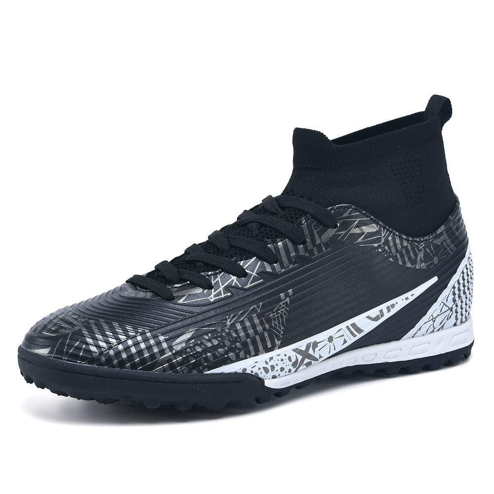 2024 Football Boots Long Spikes High Ankle Soccer Shoes FG Outdoor Grass Cleats Soccer Boots Training Sport Football Shoes