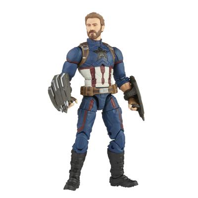 Marvel Hasbro Avengers Infinity Hasbro Legends Series 15 cm große Captain America Actionfigur, Premium-Design mit 5 Zubehörteilen, mehrfarbig, F01855L0