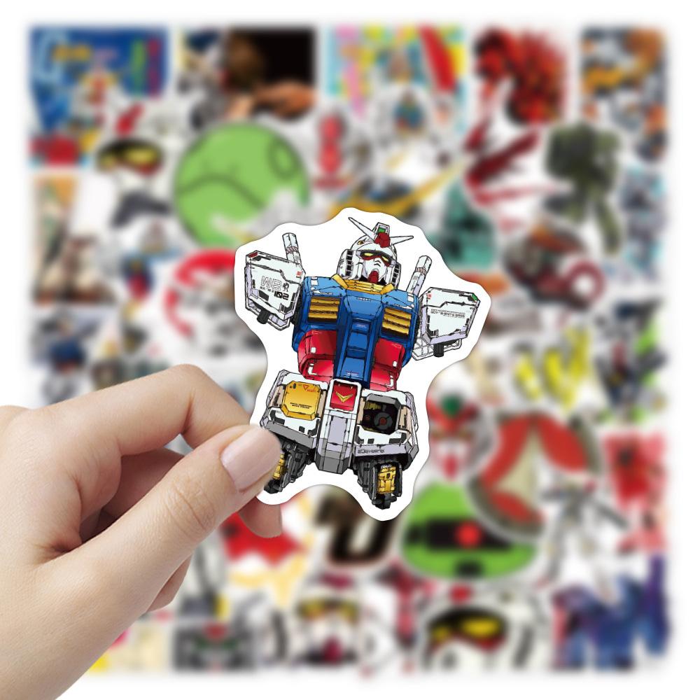 10/30/50CPS GUNDAM Anime Cartoon Stickers for Kids DIY Toy Graffiti Stationery Phone Case Cool Sticker Kids Birthday Party Gift