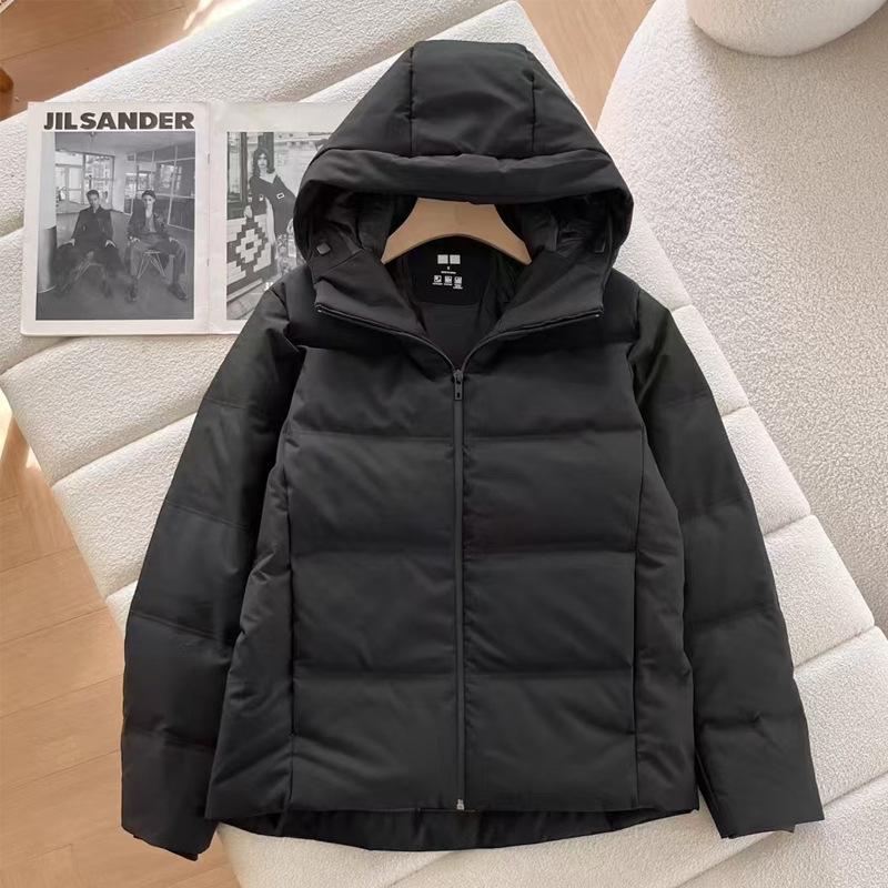 

Fitting Room Winter Men s Seamless Feather Cotton Hooded Jacket - Windproof, Waterproof, Lightweight, Thickened XL