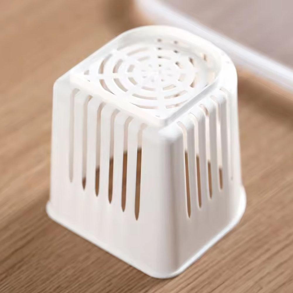 6 Grid Refrigerator Storage Box Fridge Organizer Food Storage Basket Box Ginger Vegetable Crisper Case Fruit Onion Storage T3W3