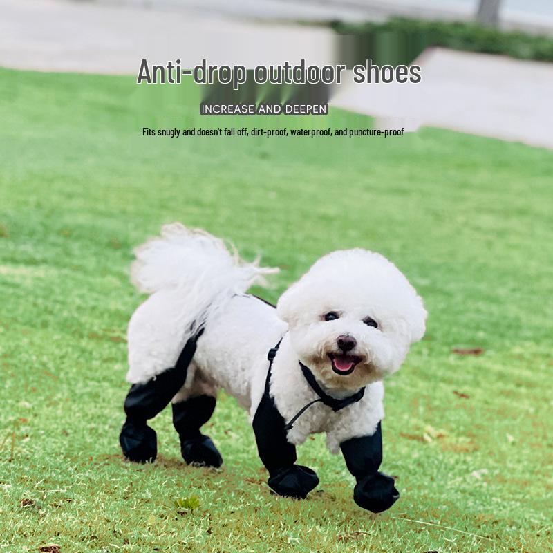 Čtyřsezónní voděodolné protiskluzové psí boty: Odolné boty pro domácí mazlíčky pro venkovní použití