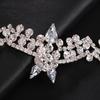 Forehead Chain Jewelry Bridal Hair Chain Rhinestone Head Chain Bridal Headband Chain Women Wedding Crystal Headpiece