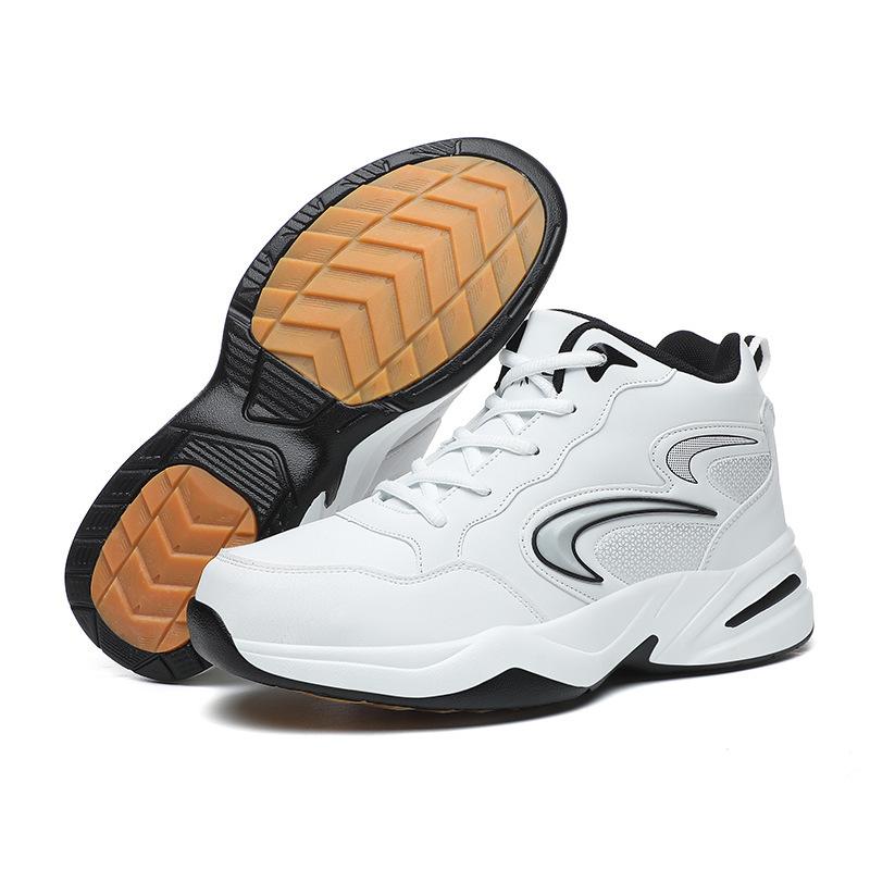 

Осенняя мужская обувь кожаная обувь для папы спортивная обувь модная повседневная обувь корейская версия легкие кроссовки 45