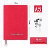 Customized High-End Leather A5 Notebook with Logo for Business Meetings