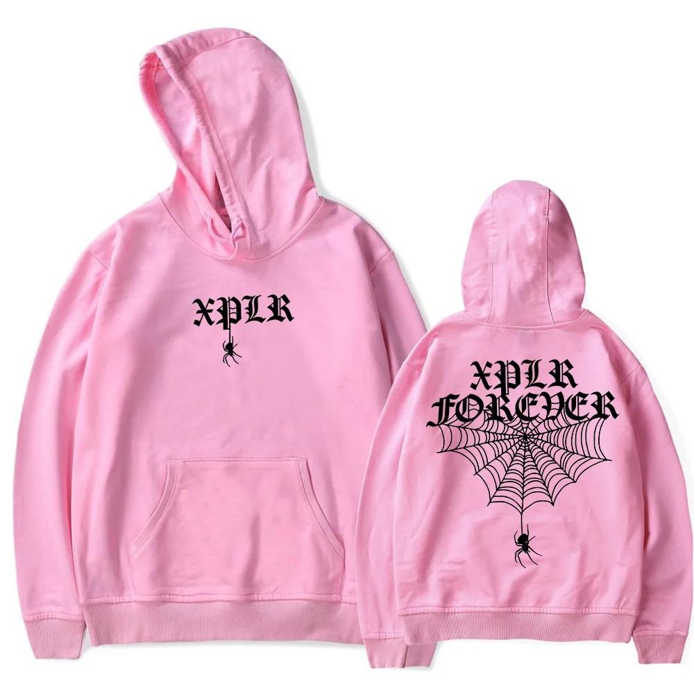 

XPLR Hell Week Spider Merch Hoodies Winter Men Women Hooded Streetwear Long Sleeve Pullover Clothing Sweatshirt Cotton Warm Tops S
