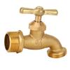 Irrigation Hose Bibb G3 4in Bent Nose Garden Valve Brass Plumbing Fitting for Residential and Commercial Applications
