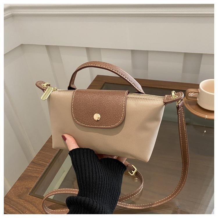 

Винтажная сумка-пельмень, сумка через плечо, сумка кроссбоди, модная сумочка, простая индивидуальность, контрастный цвет, повседневная сумка хаки