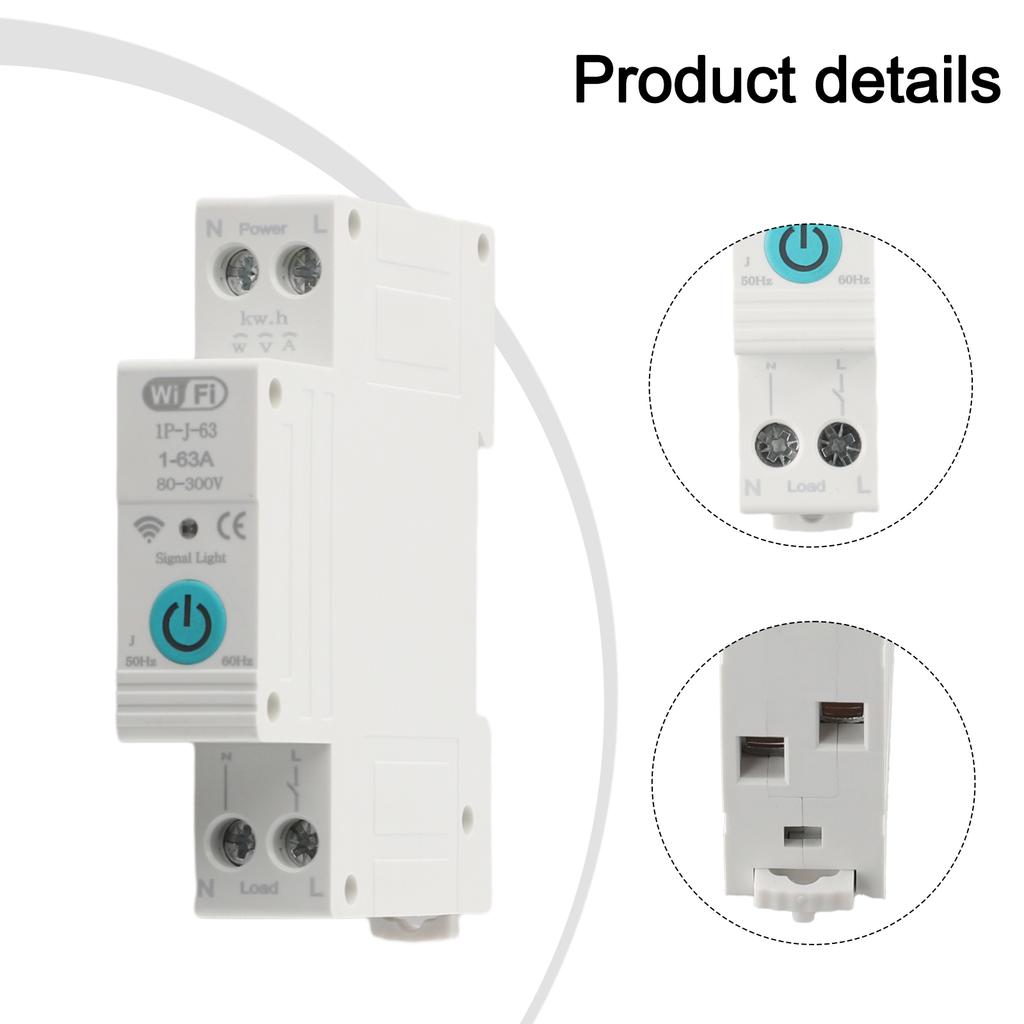 Energy Monitoring Breaker Remote Control Circuit Breaker Wide Voltage Range Energy Monitoring Energy Management