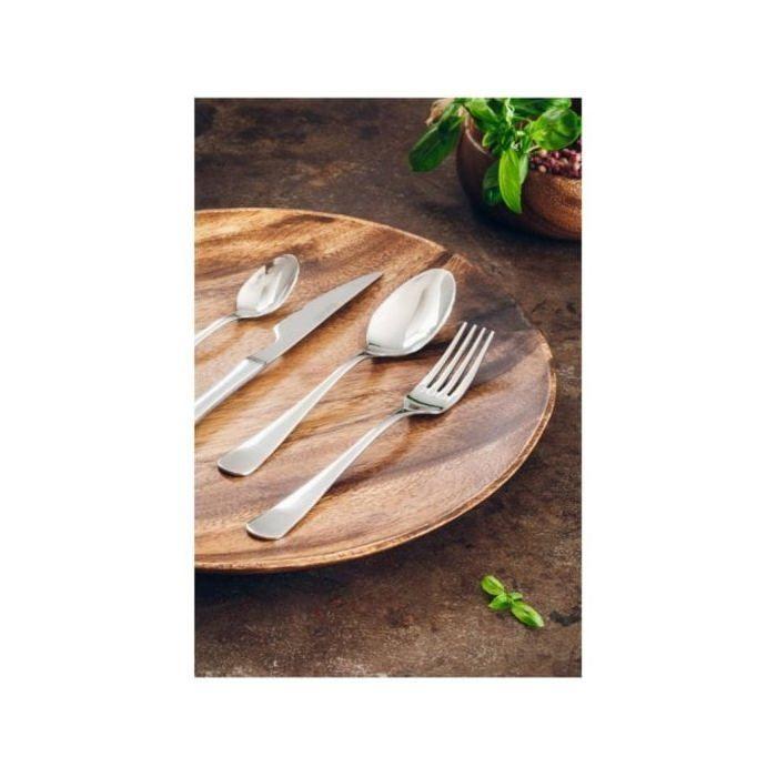 Set di Posate - Monix - Acciaio Inossidabile - 24 Pezzi - Lavabile in Lavastoviglie - Finitura Lucida