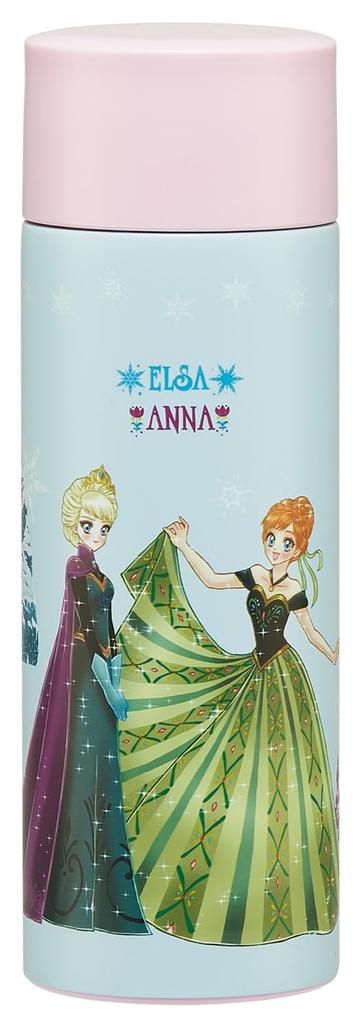 Skater Stainless Steel Mug Keeps Hot or Vacuum Disney Frozen x Shoko Nakagawa Bottle, 350ml, Cold, Insulated, Design, Girl's, SMBC4B-A