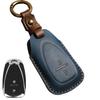 Genuine Leather Car Key Cover for Chevrolet Cruze, Malibu, Trax, Onix (21 Models)