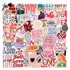 50pcs Self Love Inspirational Words Stickers Graffiti Motivational Quotes for Adults Laptop Phone Bottle Luggage Bottle Decals