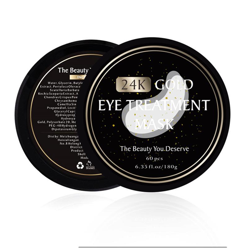 60dílný zlatý kolagen proti stárnutí nestárnoucí hydratační oční maska Deep Repair Eye Patches Mask