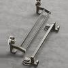 30/40/50CM Aluminum Towel Rack Strong Load-bearing Bathroom Organizer Double Pole Rack  Balcony