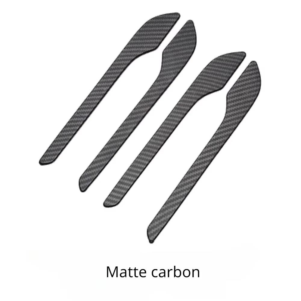 Car Door Handle Sticker For Tesla Model 3/3+ Model Y Juniper Door Protector Wrap Cover Paste ABS Modification Accessories 4PCS