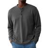 Men's Loose Casual Lapel Long-sleeved Top