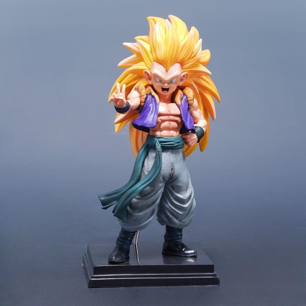 22cm/8.66in Anime Dragon Ball Figure Gotenks Action Figures Pvc Statue Desktop Ornamen Collection Model Toys Gifts